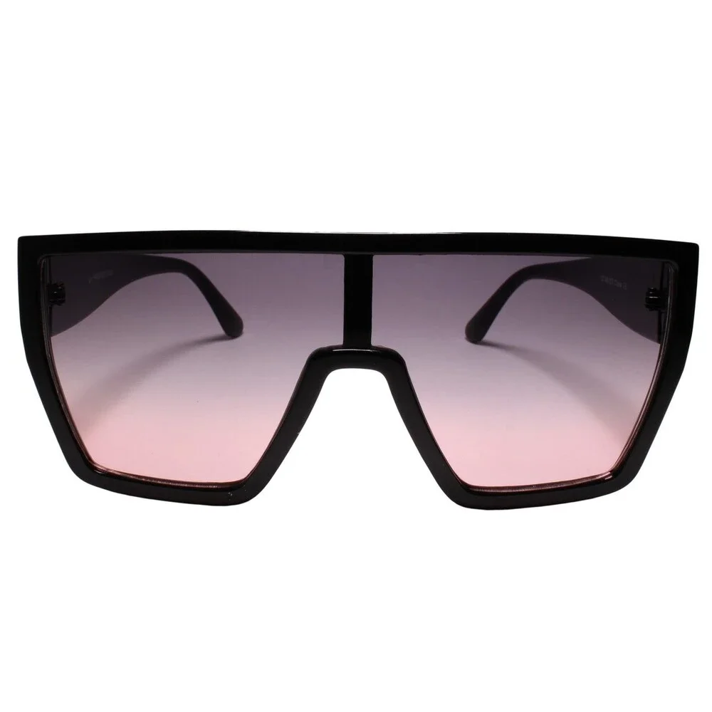 Dapper Clubbing Flat Top 80s 90s Hip Mens Womens Pink Lens Sunglasses